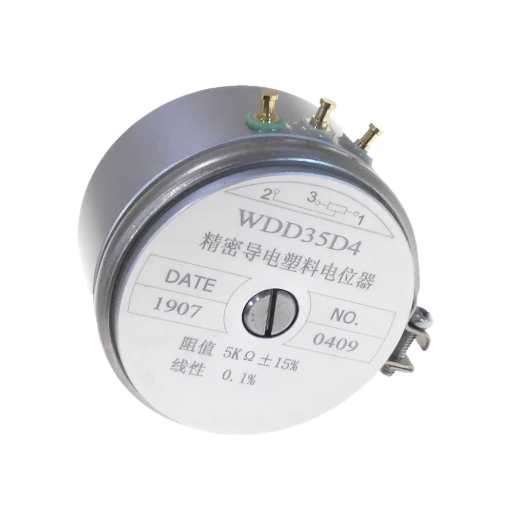 WDD35D4 1K/2K/5K/10K проводящий пластиковый потенциометр фотоэлемент датчика угла