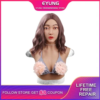 

Full Head Halloween Mask Silicone Realistic Female Mask For People From Male To Female Cosplay Dragqueen For Crossdressing