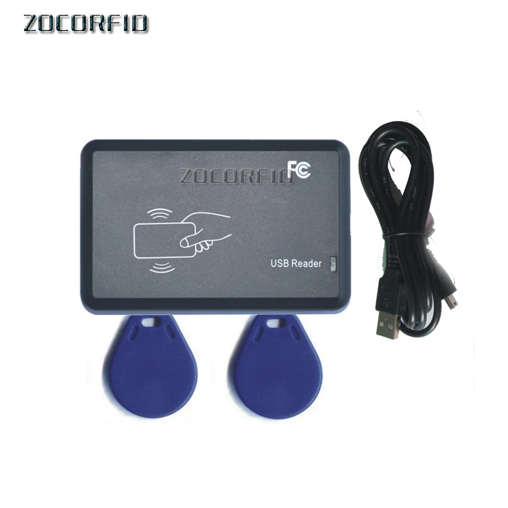 Avoid driving USB 125Khz RFID Copier Duplicator EM ID Card Reader Writer Copier+free 5pcs rewritable tag | Безопасность и защита