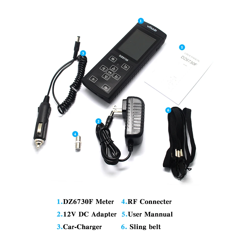 Vmade DZ6370 цифровой спутниковый искатель DVB-S2 DVB-S FTA диапазон спутниковый искатель метр MPEG4 Поддержка 3,0 экран V8 супер V7 WS-6933