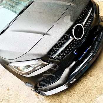 

UBUYUWANT For Mercedes-Benz CLA W117 2016-2018 Car ABS Front Lip Spoiler Auto Diffuser Bumper Protector Decoration