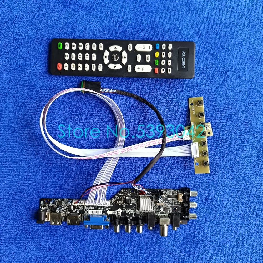 Для LTN156AT05-J01/J08/S01/U09/W01/Y02 цифровой сигнал 1366*768 USB + AV DVB-T LVDS 40-Pin ЖК-панель 3663 комплект