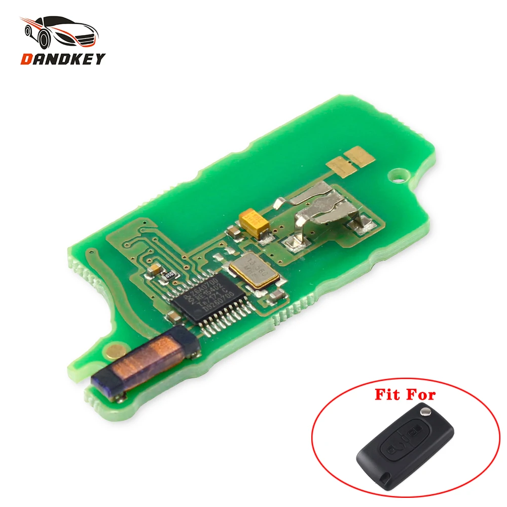 Брелок дистанционного управления Dandkey FSK для Peugeot 207 307 308 407 607 807 Citroen C2 C3 C4 C5 C6 CE0536 7961