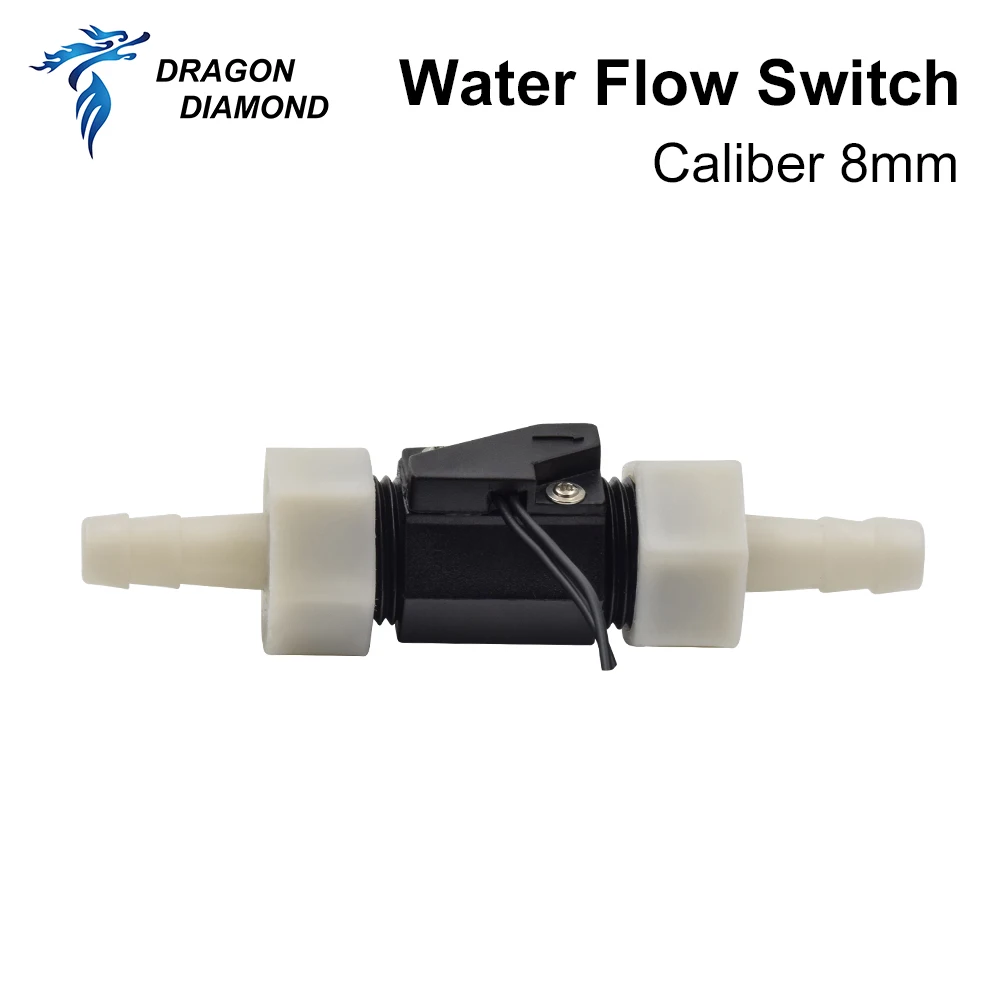 Water Flow Sensor Switch 8mm Nozzle G1/2" Pressure Controller Water Flow Sensor Meter DRAGON DIAMOND