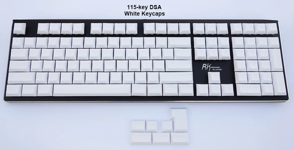 NPKC толстые PBT пустые DSA брелки ANSI ISO 115-key для Cherry MX переключатели механической клавиатуры