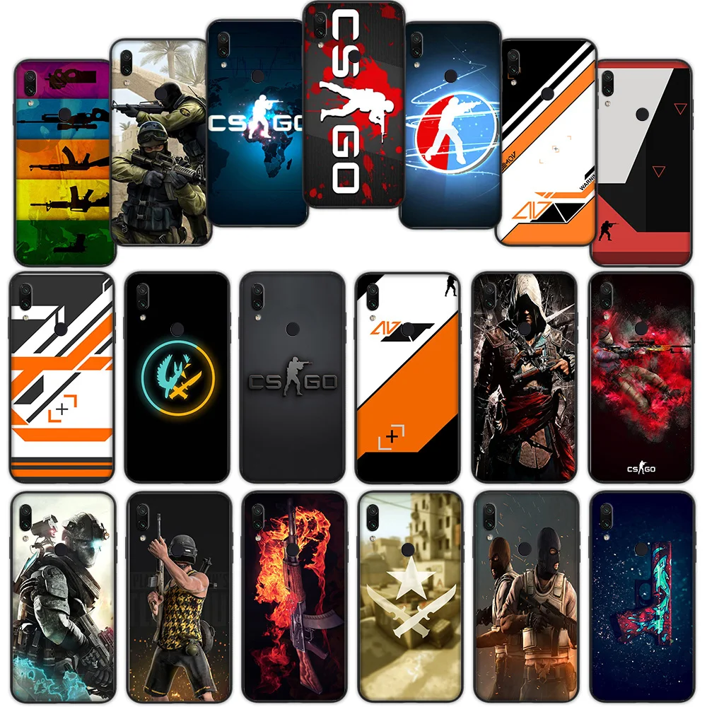 Мягкий чехол Counter Strike CS GO для Xiaomi Redmi Note 6 7 9 SE 6A 7A 8A 9A K20 K30 Pro | Мобильные телефоны и