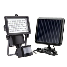 60 Светодиодный светильник с солнечным датчиком, наружный светильник, настенный светильник, водонепроницаемый светильник для сада