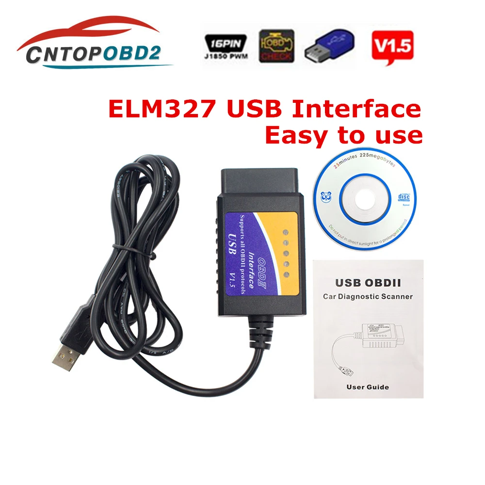 OBD2 ELM327 USB V1.5 автоматический сканер ELM 327 WIFI V1.5 автомобильный диагностический инструмент поддержка OBDII всех протоколов считыватель кодов для Windows|Считыватели кодов и сканеры|   | АлиЭкспресс