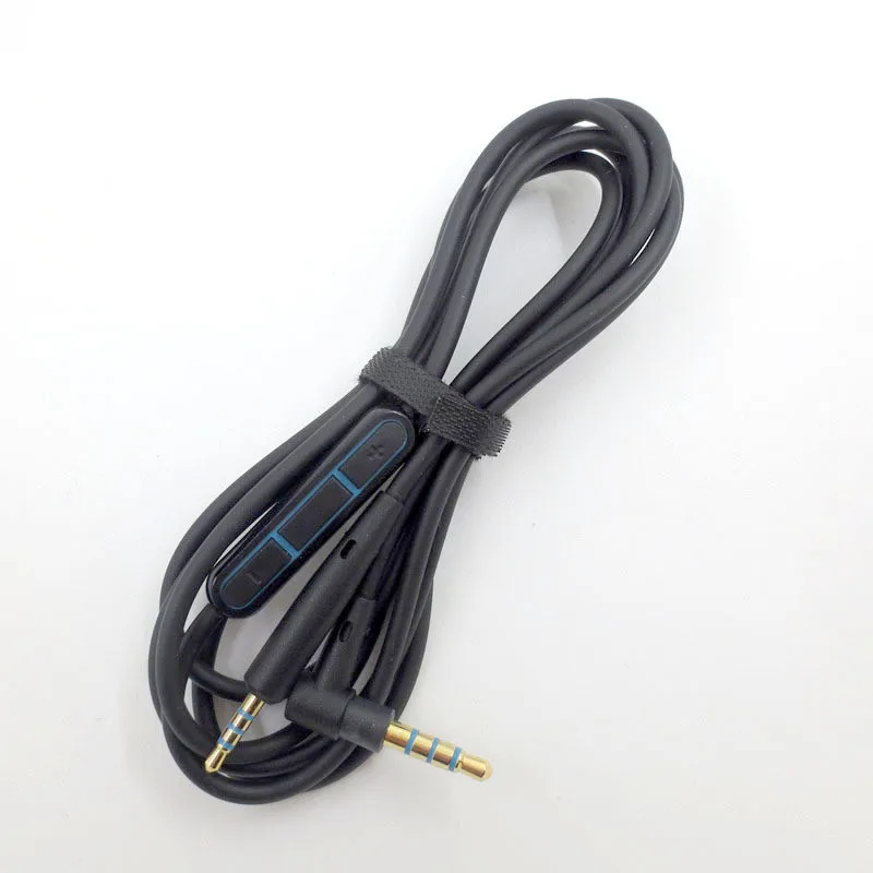 Черный Замена аудиокабеля для BOSE qc25 QC35 OE2 LIVE2 наушники совместимы громкости микрофона Управление 23 AugO9 - Цвет: Черный