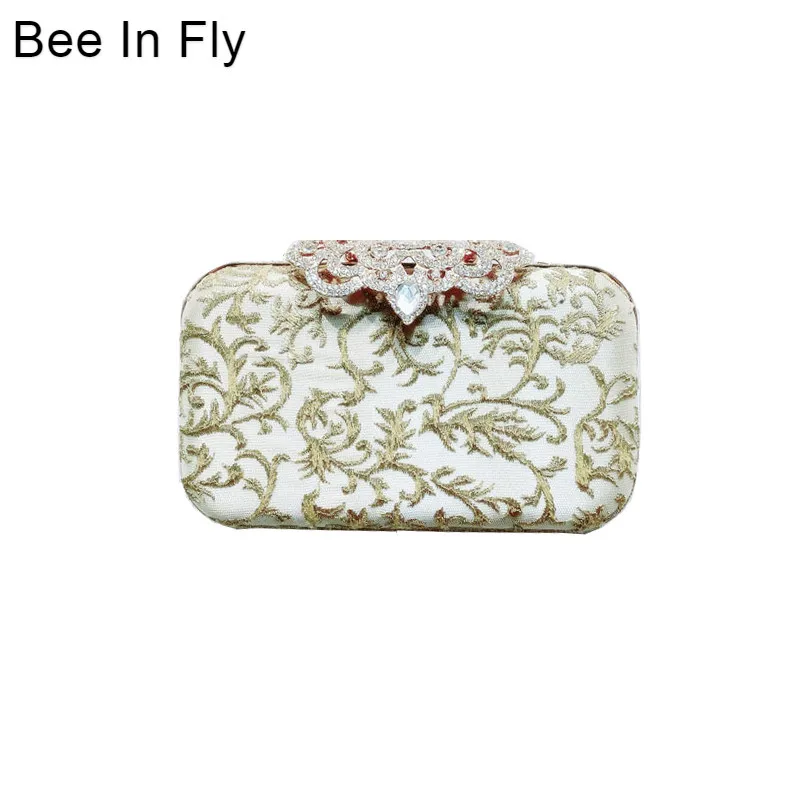 

Exquisite Women Mini Evening Clutch Wristlets Bag Bridal Wedding Party Designer Handbag and Purse Cocktail Party Bag Minaudiere