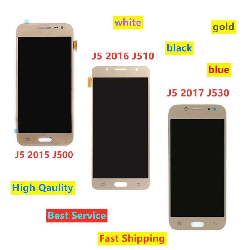 Для samsung J5 J530 ЖК-дисплей для samsung Galaxy J5 j500 J5 J510 ЖК-дисплей Дисплей Сенсорный экран замена дигитайзера