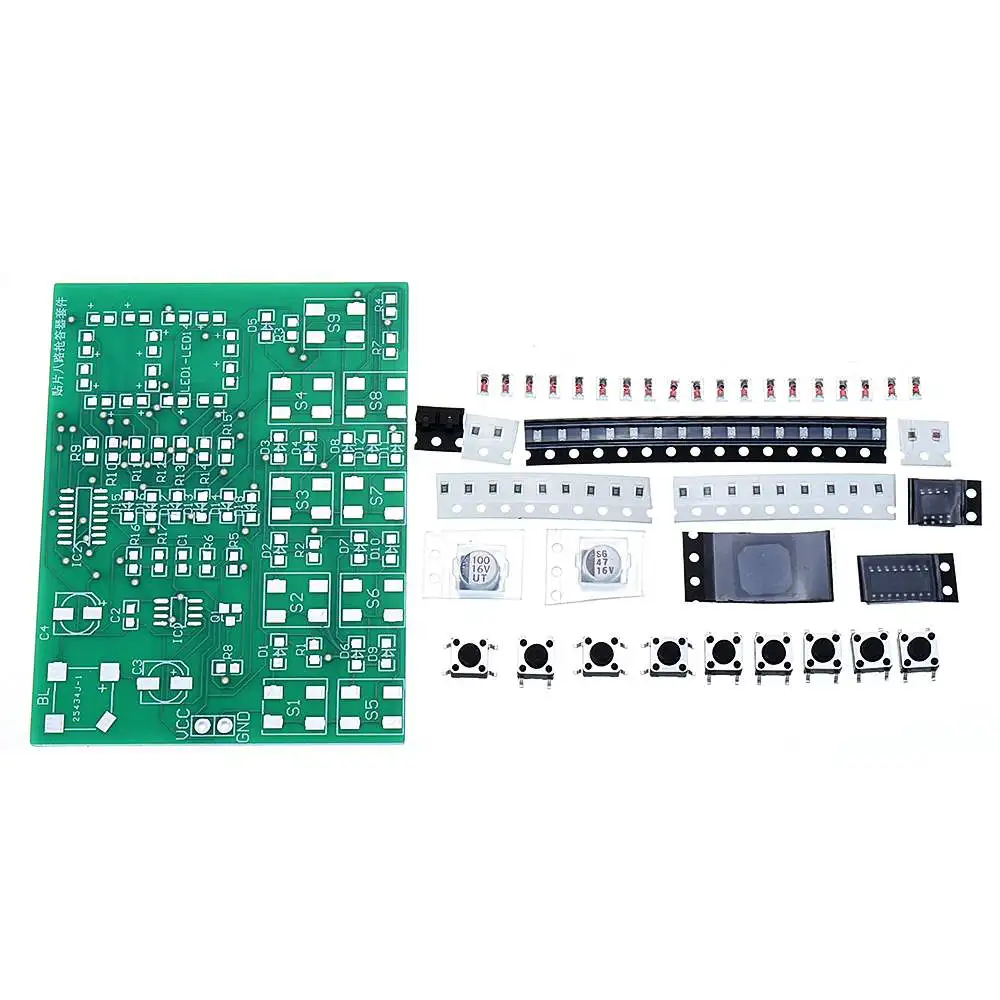 LEORY DIY SMD 8-канальный видеорегистратор цифровые эшелон Kit Электронная ответ устройства производства комплект платы обучение Запчасти