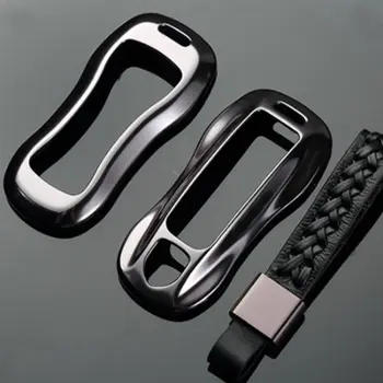 

Car Kelyess Remote Fob Case Cover Metal Protective Shell for Porsche