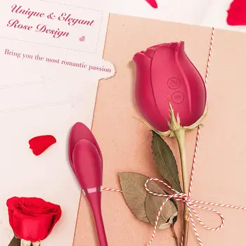 Rose Vibrators Clit Sucker for Women Powerful Clitoris Stimulator Vacuum Sucking Female Love Vibrating Egg Sex Toy for Adults 18 5