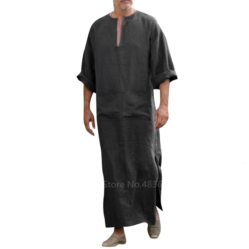 Men s Muslim Robes Arabian Saudi Arabia Jubba Thobe Kaftan Middle East Islamic Man Clothing Arabian