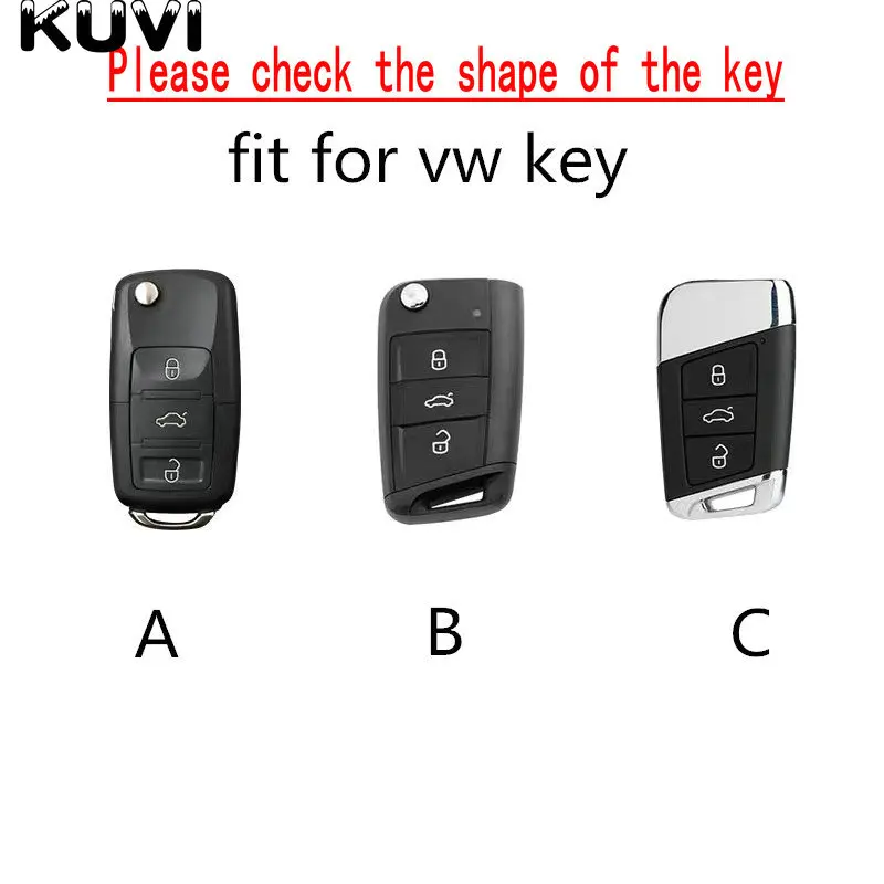 Замшевый чехол для ключей автомобиля VW Volkswagen Golf 4 5 6 Bora Jetta POLO Passat B5 B6 Skoda Superb Octavia Fabia SEAT Ibiza Leon