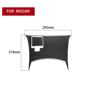 

2pcs Carbon Fiber Rear Center Console Panel Cover Trim For Nissan 350Z 2003-09 Made Of High Quality Material