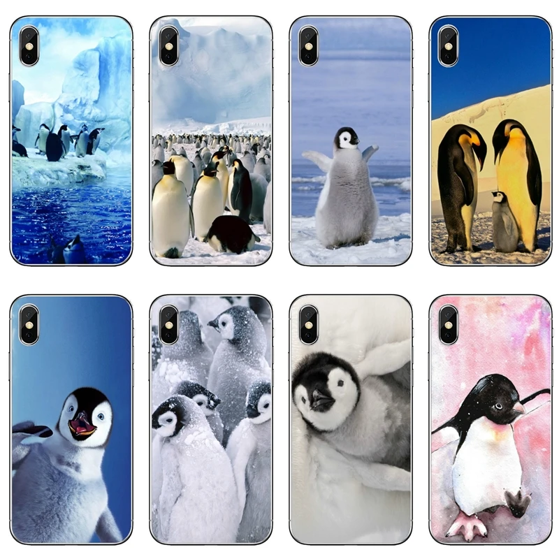 Cute Arctic Penguin Accessories Phone Case For iPhone 11 Pro XS Max XR X 8 7 6 6S Plus 5 5S SE 4S 4 iPod Touch | Мобильные телефоны
