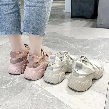 

Dad Sports Baotou Women's Summer Footwear Sandals Women Summer New Net Red Fairy Wind Mesh Hollow Breathable Women's Sneakers