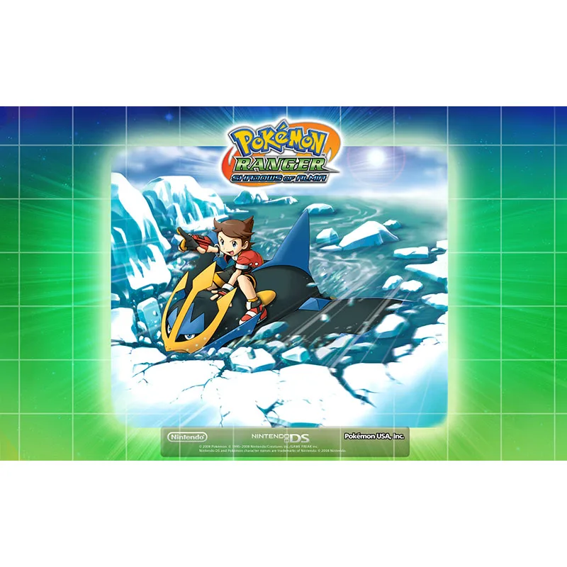 

Takara Tomy Playmat Mat Board Game Gifts Pokemon Ranger Shadows of Almia Game Anime Version Card Toys for Children