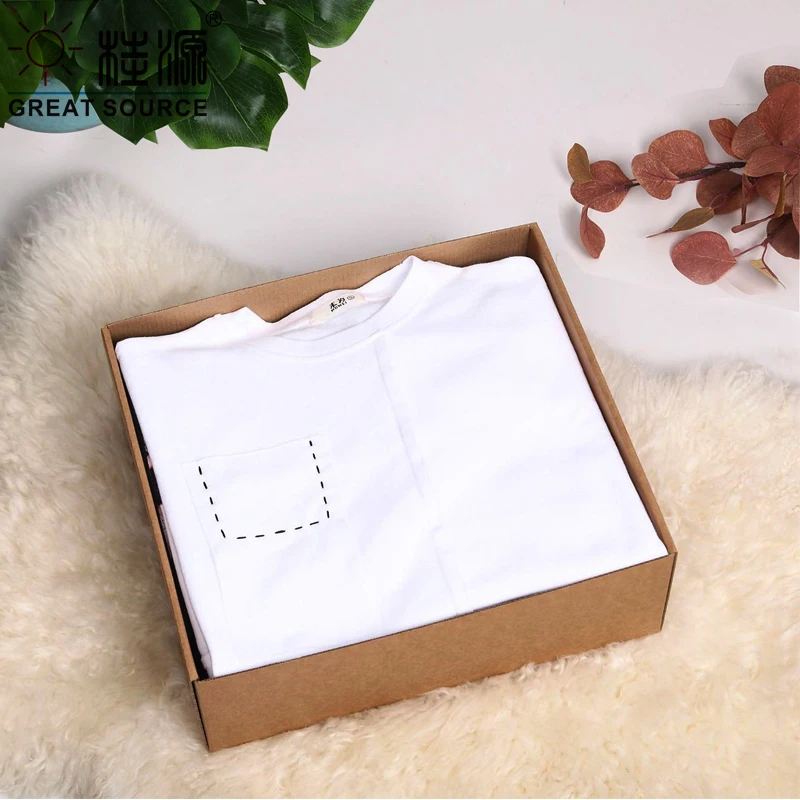 MQQ Foldaway Storage Box Corrugrated Desk Top Organizer Single Drawer Quality Kraft Board Storage Box Wit Punch Handle (2PCS)