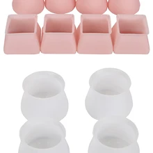 Couvre-pieds antidérapants en Silicone pour pieds de chaise ou de Table, 4/8/16 pièces