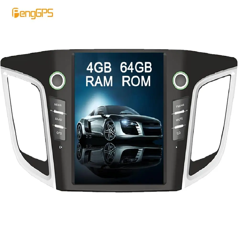 4G+ 64G PX-6 Android 8,1 Тесла вертикальный экран для hyundai IX25 Creta- аудио плеер 1920*1080 gps навигация 1080P блок