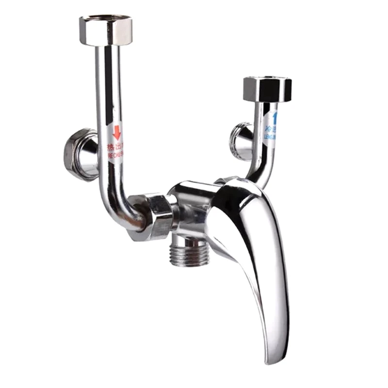 

U-Shaped Elbow Electric Water Heater Mixing Valve Ming Mounted Cold Switch Shower Faucet Inlet Tube Accessories