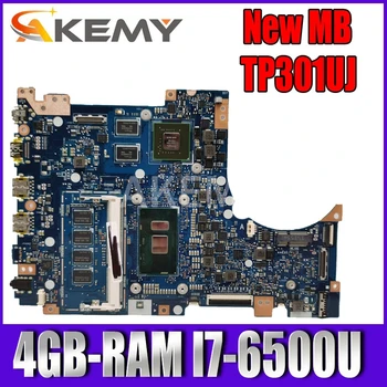 شراءAkemy TP301UJ اللوحة الأم ل ASUS TP301UA Q303UA الأصلي اللوحة الأم 4GB-RAM I7-6500U GT920M-2GB اختبار 100% العمل اللوحة الأم