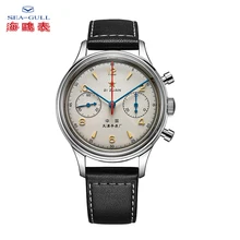 

New Seagull часы мужские Watch Manual Chronograph Retro Pilot Watch Commemorative Limited Edition Men's Wrist Mechanical Watches