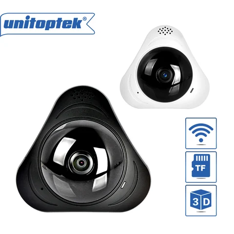 Fisheye sem Fio Slot para Cartão Panorâmica de 360 Wifi Câmera Graus ip 960 p 1.3mp Wi-fi Inteligente sd ir 10 m Yoosee 3d vr