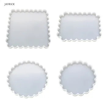 

Silicone Mold DIY Crafts Round Square Coaster Cup Pad Making Resin Epoxy Molds