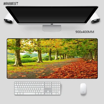

MRGBEST Mousepad Large Autumn Leaves Rectangle Pads Non-slip Rubber Laptop Notebook Desk Mats for LOL DOTA CSGO Gaming Pad