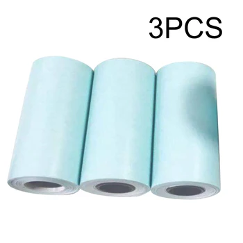 

57*30mm 3Rolls printable sticker paper roll direct thermal paper self-adhesive