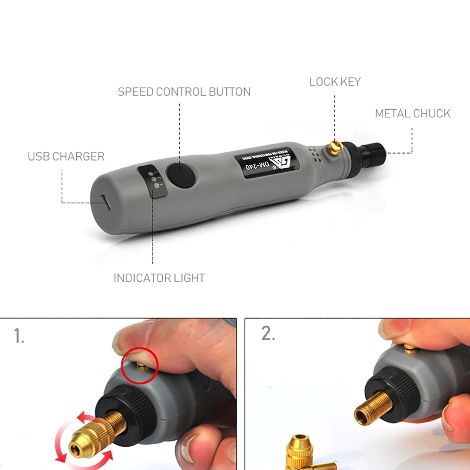 Mini Cordless Drill Power Tools Electric 3.6V Drill Grinder Grinding Accessories Set  Wireless Engraving Pen For Dremel Home DIY