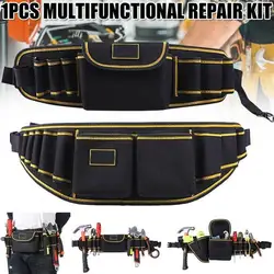 Paquete de cintura multifuncional, bolsa de almacenamiento de herramientas de reparación, Hardware de tela Oxford, llave de bolsillo, alicates, bolsa de almacenamiento