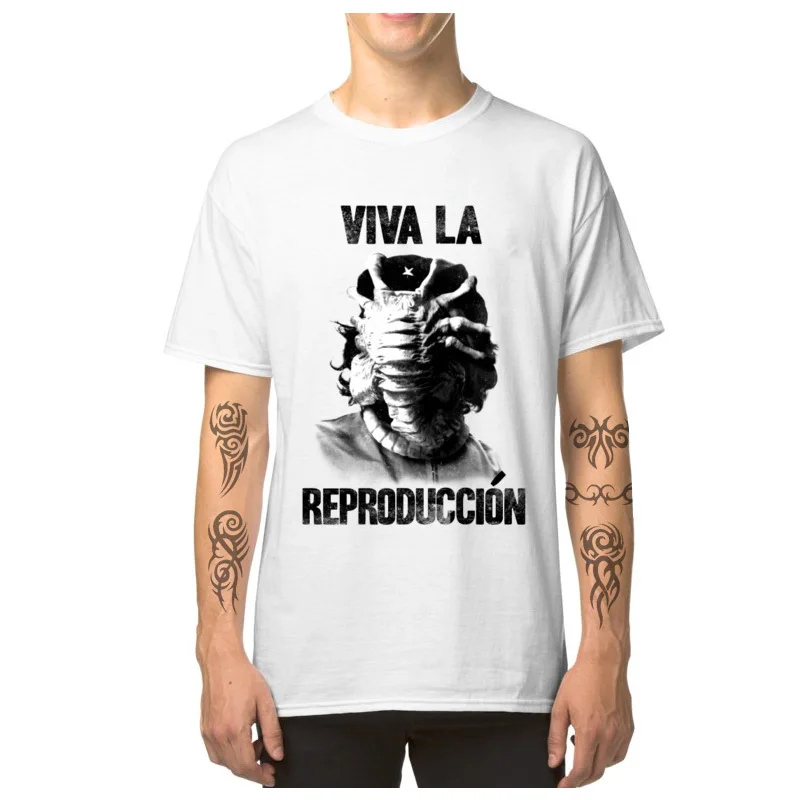  Men T Shirts CHE-HUGGER_247 Fitness Tight T Shirt Pure Cotton Round Neck Short Sleeve Printed Tshirts Mother Day CHE-HUGGER_247 white