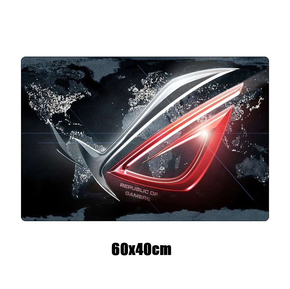 Large Mousepad ASUS Non-Skid Rubber Republic Of Gamers Gaming Mouse pad Laptop Notebook Desk Mat For CSGO Dota Keyboard Pad
