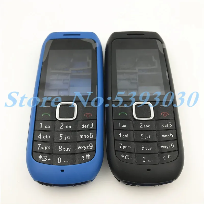 10 шт./лот, чехол для Nokia 1616, полный комплект, корпус для мобильного телефона, крышка батареи, дверная рама с клавиатурой