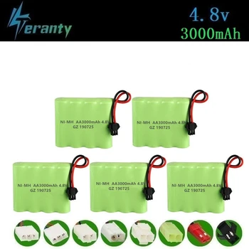 

( M Model ) 4.8v 3000mah NiMH Battery For Rc toys Cars Tanks Robots Boats Guns 4.8v Rechargeable Battery Ni-MH 4*AA Battery Pack