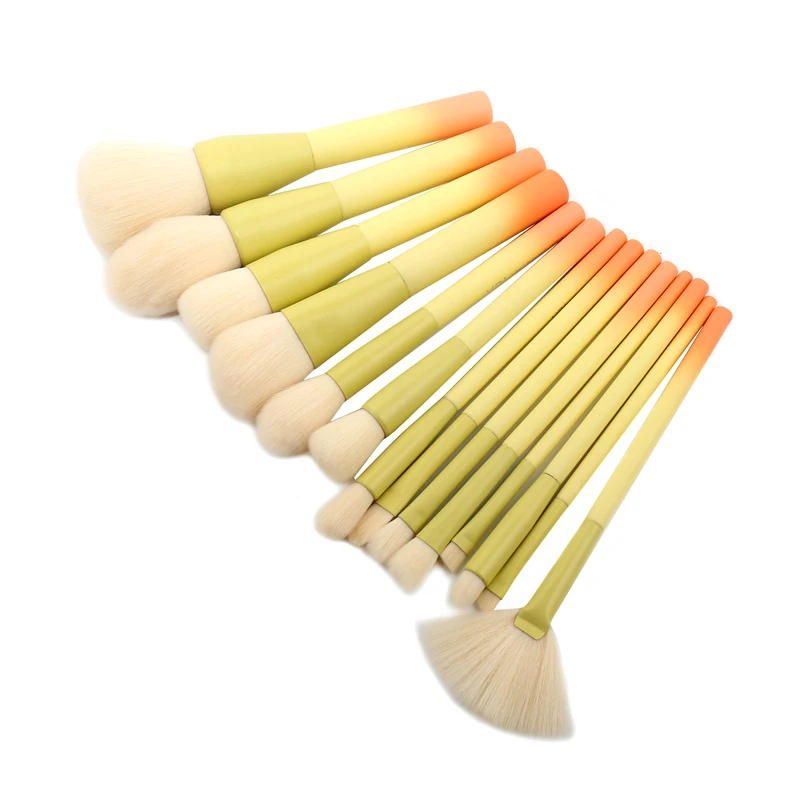 

14pcs Makeup Brushes Set Soft Cosmetic Powder Blending Foundation Eyeshadow Blush Brush Kit Make Up Tools