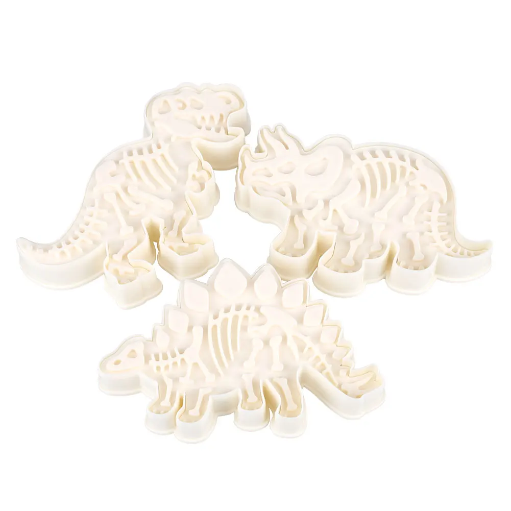 

Metal Dinosaur Shaped Cookie Mold Home Kitchenware Bakeware Decorative Tools