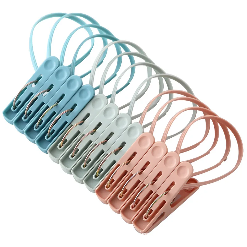 Multipurpose Plastic Clothes Pegs Bathroom Towel Clip Clothespins Underwear Socks Drying Clothing Storage Supplies 1/6/12pcs clothes pegs
