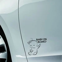BABY ON BOARD Funny Vinyl Car Sticker