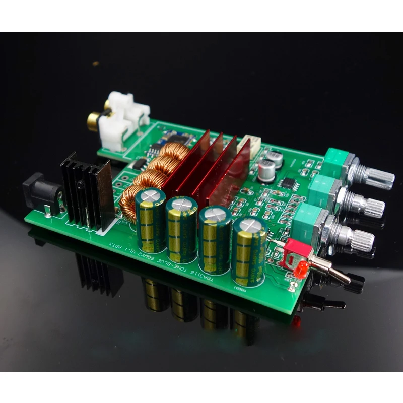 DP4 TPA3116D2 2.0 канальный цифровой усилитель мощности плата 50 Вт * 2 Bluetooth 5 0 APTX HD