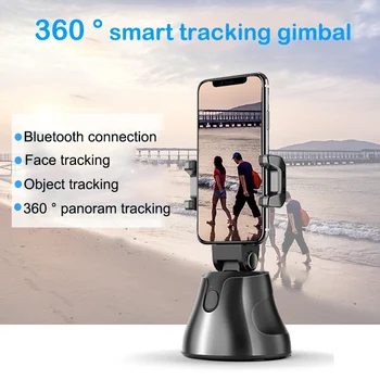 

Smartphone Selfie Shooting Gimbal 360° Face & Object Follow Up Selfie Stick for Photo Vlog Live Video Record Self-timer light