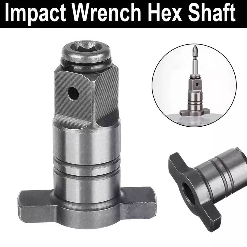 Electric Brushless Impact Wrench Shaft Single/Dual Use Cordless Wrench Part Power Tool Accessory 1 2 inch drive socket impact wrench hex socket head 8mm 24mm adapter spanner converter 128mm pneumatic air tool accessory