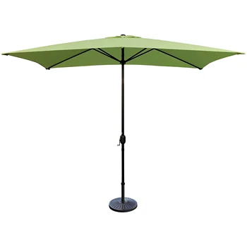 

ABBLE Outdoor Patio Umbrella 10Ft x 6.5 Ft Rectangular with Crank