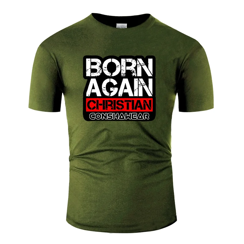 Футболка с надписью Better born again christian consha soc mob gear, Мужская одежда, хлопковая Футболка в стиле хип-хоп