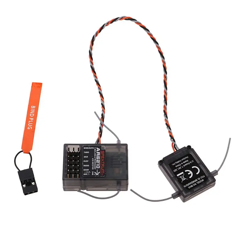 

AR6210 Receiver+ JR Remote Controller Full Set DSM-X DSM2 For Spektrum 6-Channel